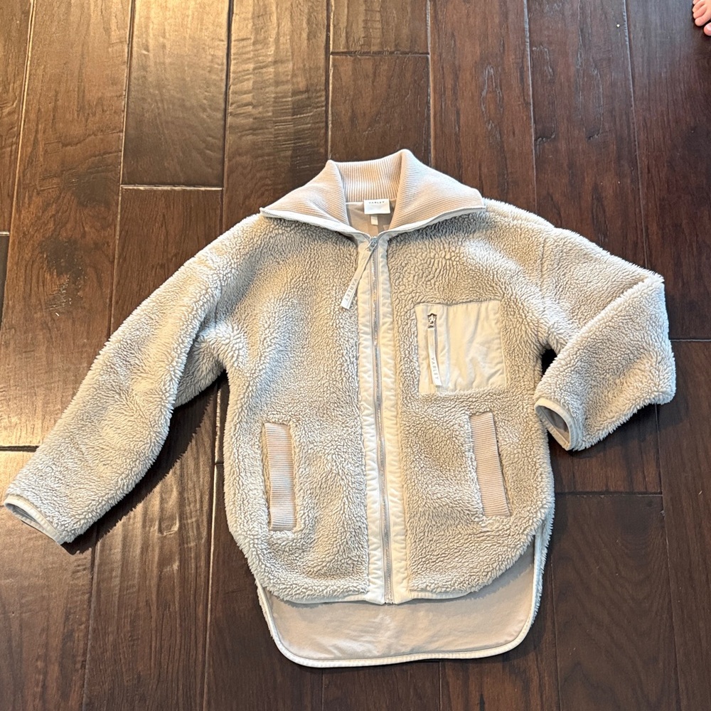 Varley Tan Sherpa Coat